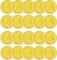 20-Piece Mini Artificial Lemon Slices – Realistic Yellow Plastic Fruit Models for Wedding Décor, Festival Decorations, Photography Props, and Basket or Table Display Fillers